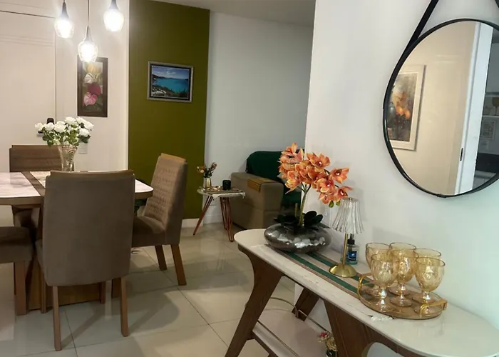 apartamento de frente para o mar com linda area de lazer